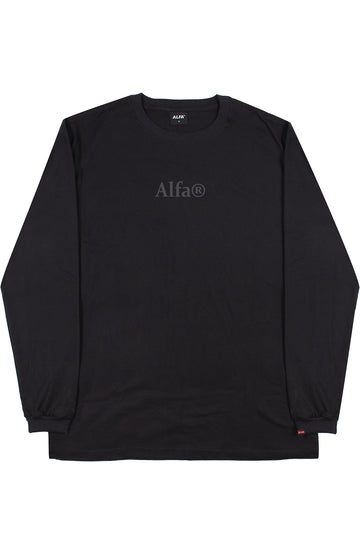 CAMISETA MANGA LONGA ALFA PRIMARY PRETA (7999549800664)