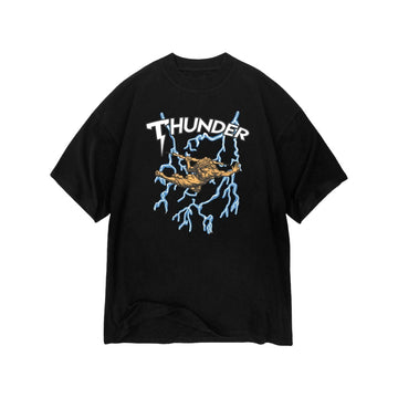 CAMISETA THUNDER GOD OVERSIZED LIGHTNING - PRETO (8072164147416)
