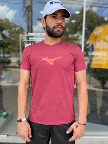 CAMISETA MIZUNO LIFESTYLE VERMELHO - Sevet Company