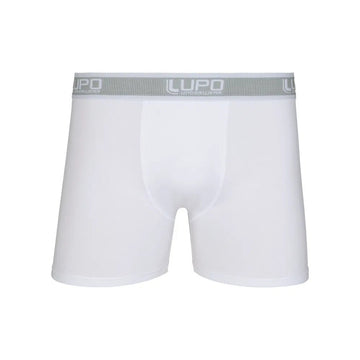 Cueca Lupo Boxer Am 00784 Elastano Branca - Sevet Company