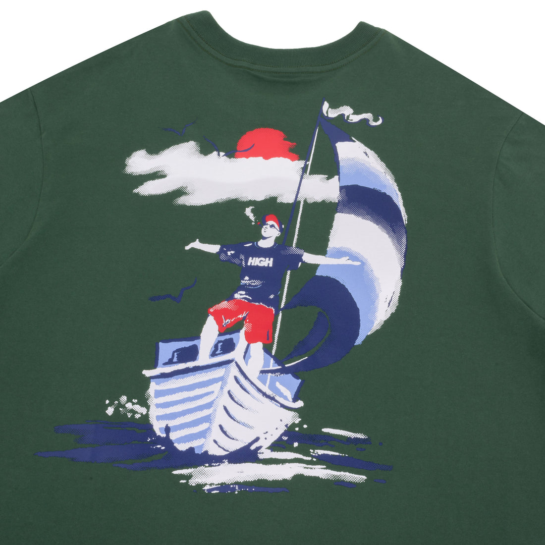 Camiseta High x Nautica Tee Vivant Green