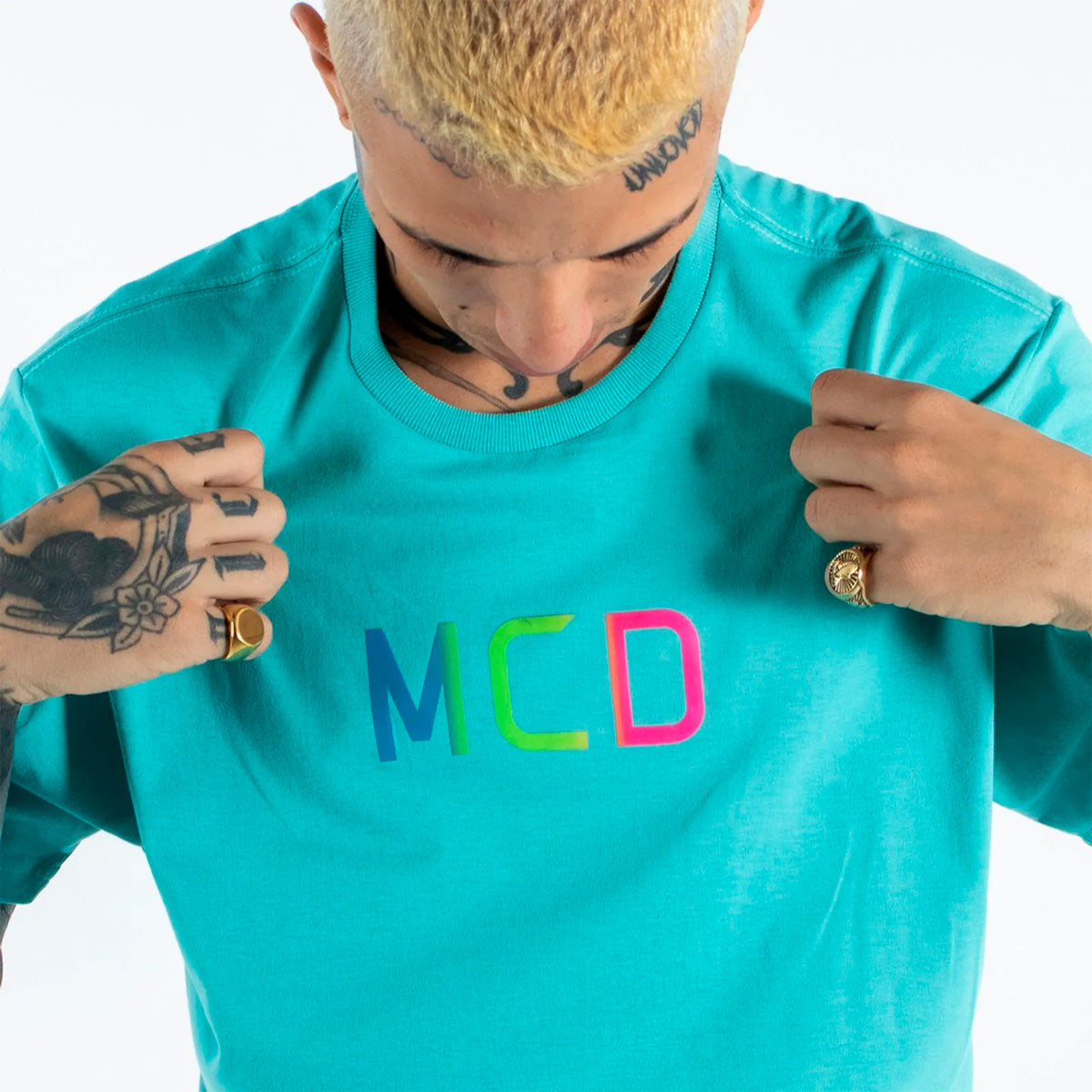 CAMISETA MCD TSHIRT REGULAR TERMO AZUL