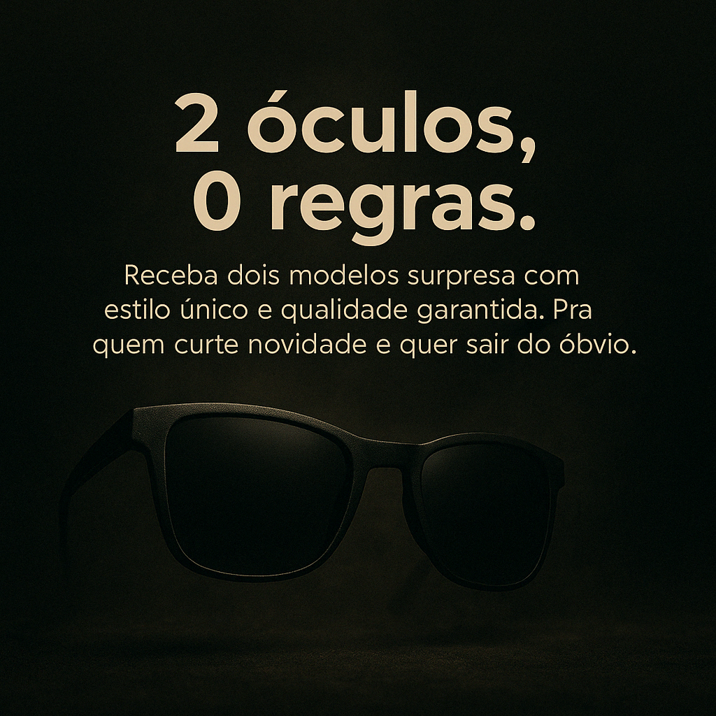 2 ÓCULOS SURPRESA