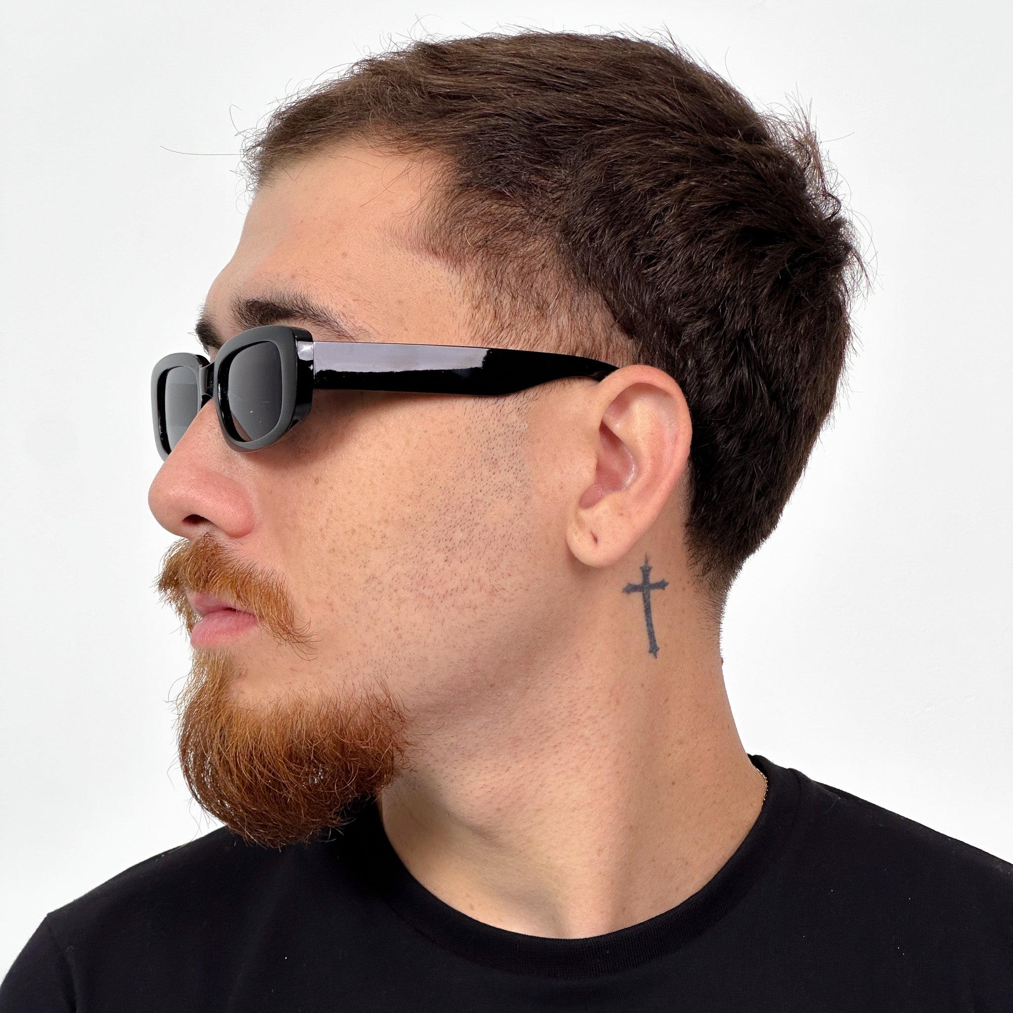 ÓCULOS DE SOL ZOSS RETRÔ PRETO