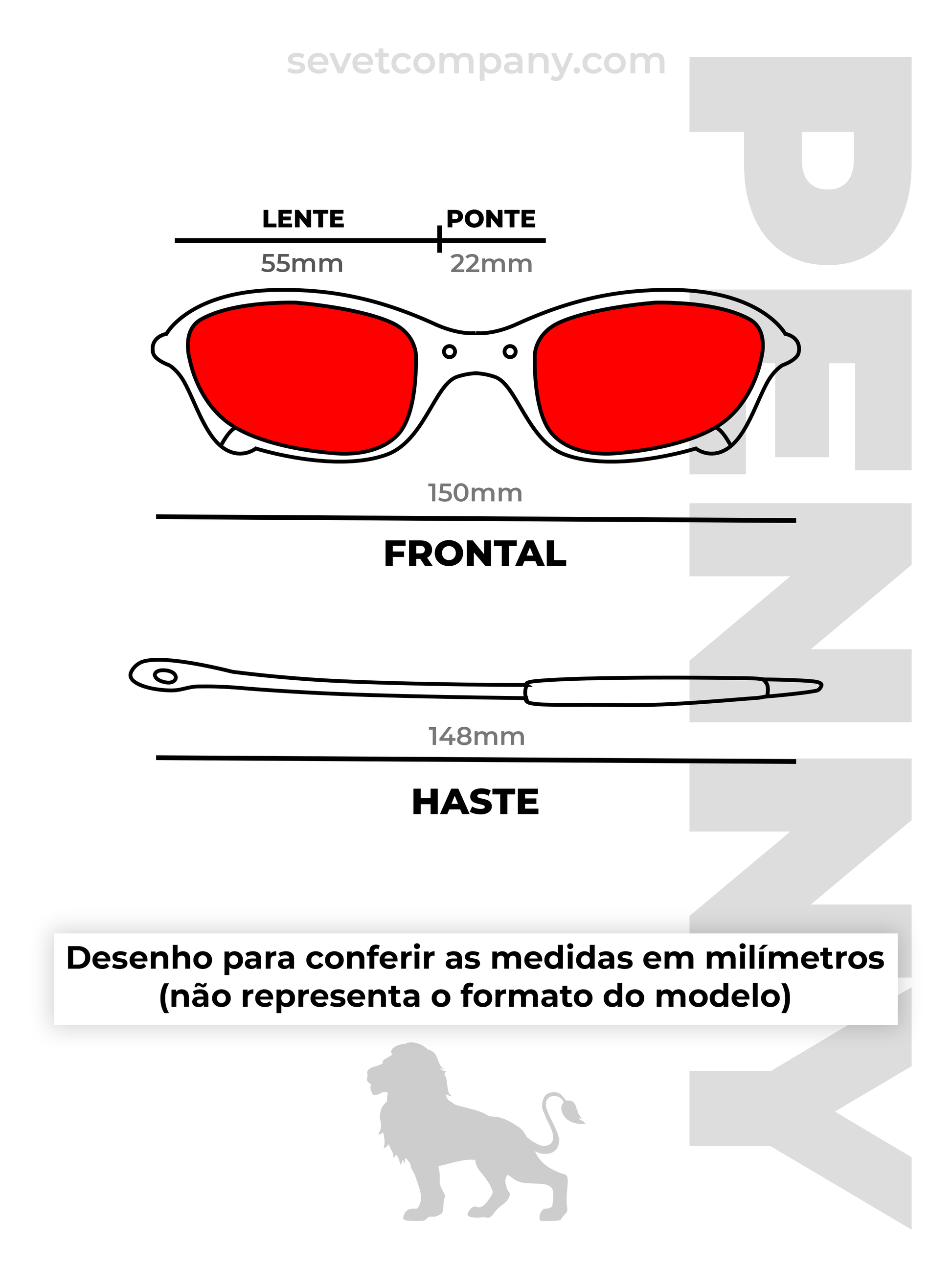 Óculos de Sol Penny Carbon Lente Liquid Metal (7899800109272)