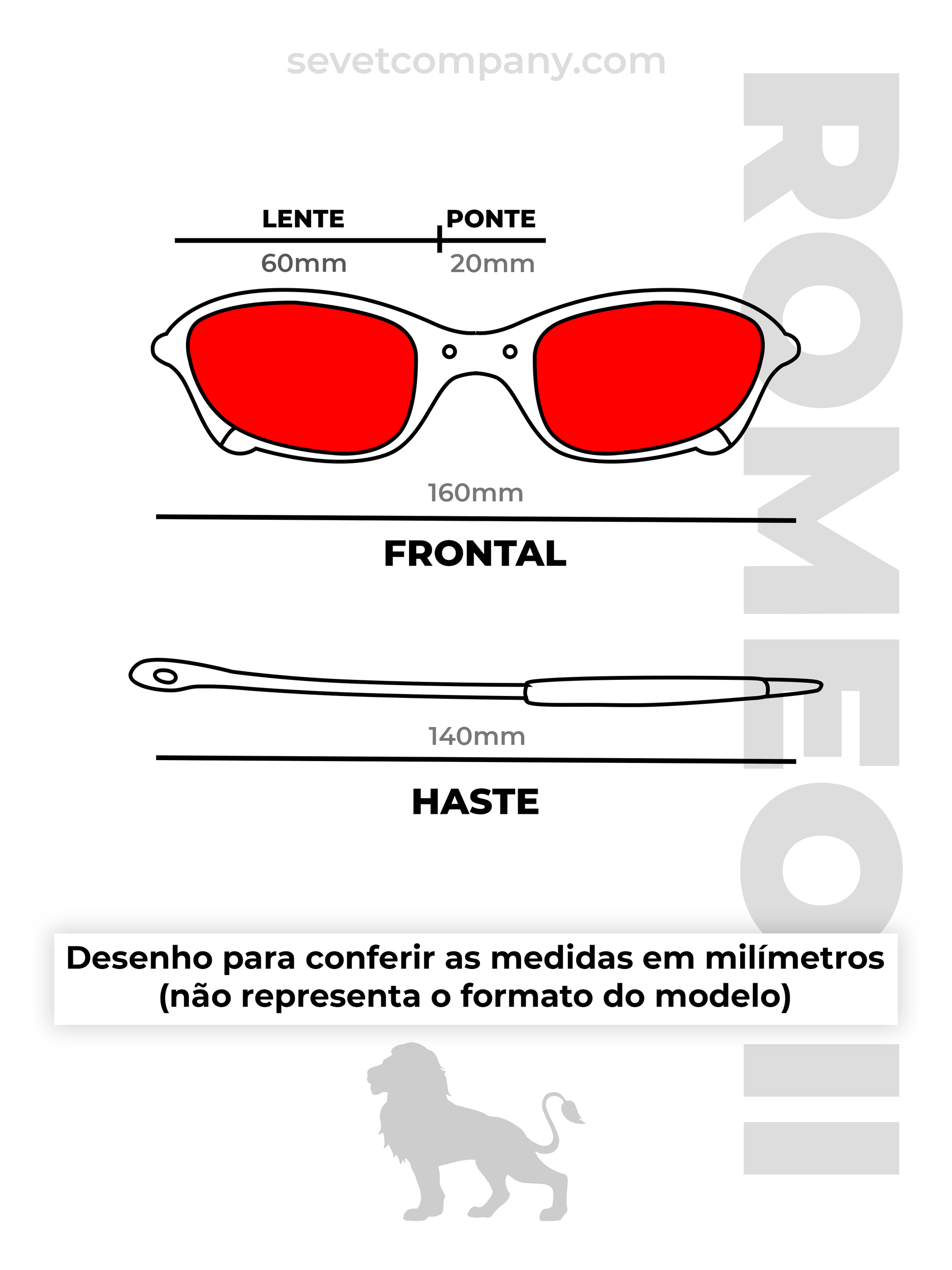 Óculos de Sol Romeo 2 24k Lente Amarela (6609850499252)