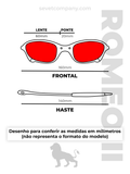 Óculos de Sol Romeo 2 X Metal Lente Azul Claro (4708338663503)