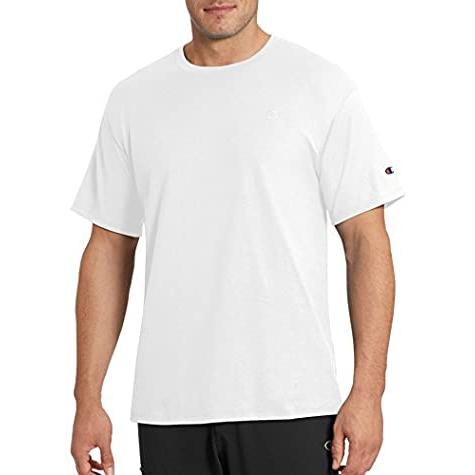 CAMISETA CHAMPION ATH BASIC C EMB LOGO TST OFF WHITE (7939123675352)