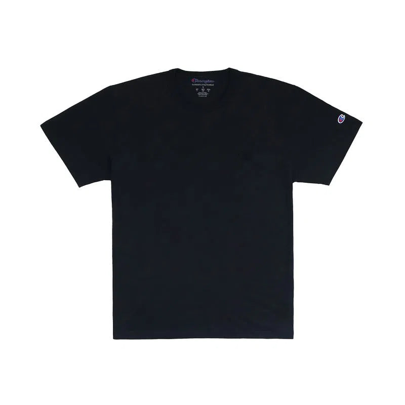 Camiseta Champion Ath Basic c Emb Logo Tst Black