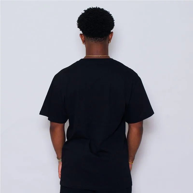 Camiseta Champion Lev Mc Script One Color Black - Sevet Company