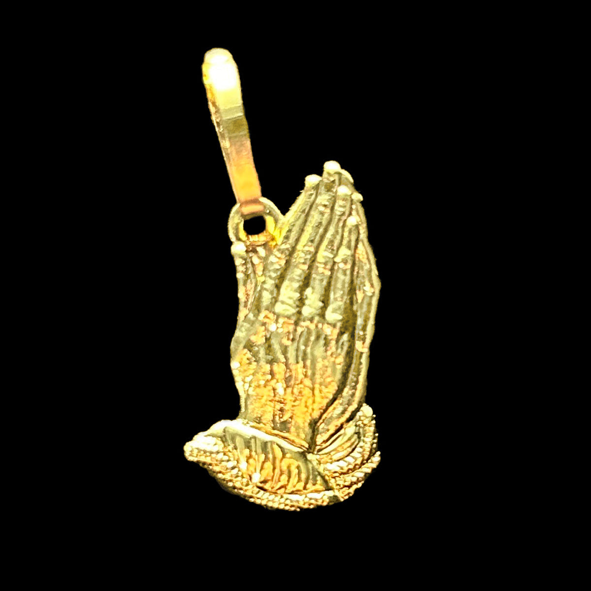 PINGENTE BANHADO A OURO 18K - MÃOS FÉ