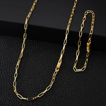 Kit Corrente Cart 4mm + Pulseira (Fecho Gaveta) - Sevet Company