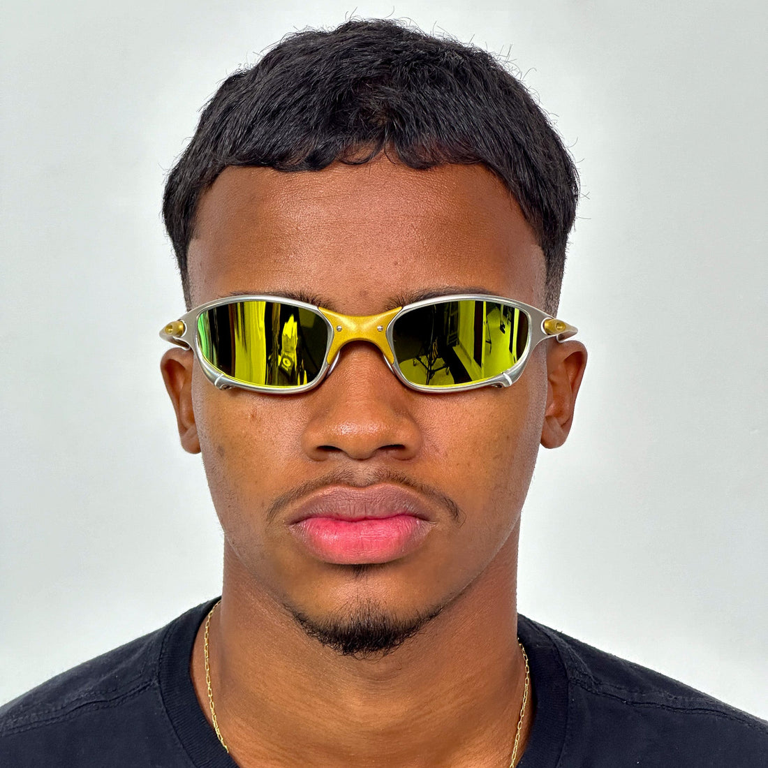 ÓCULOS DE SOL JULIET 24K BORRACHA BRANCA - Sevet Company