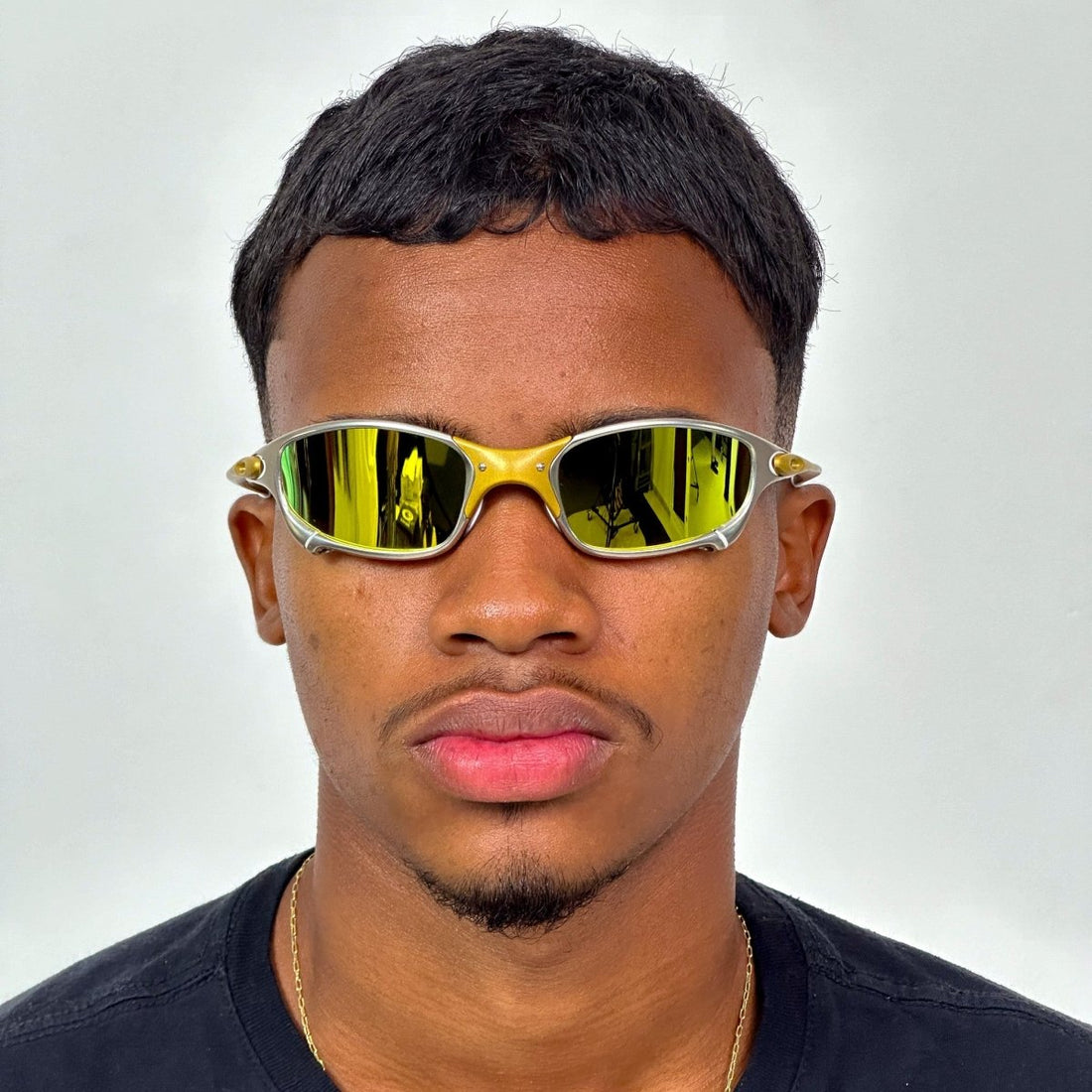 ÓCULOS DE SOL JULIET 24K BORRACHA BRANCA - Sevet Company