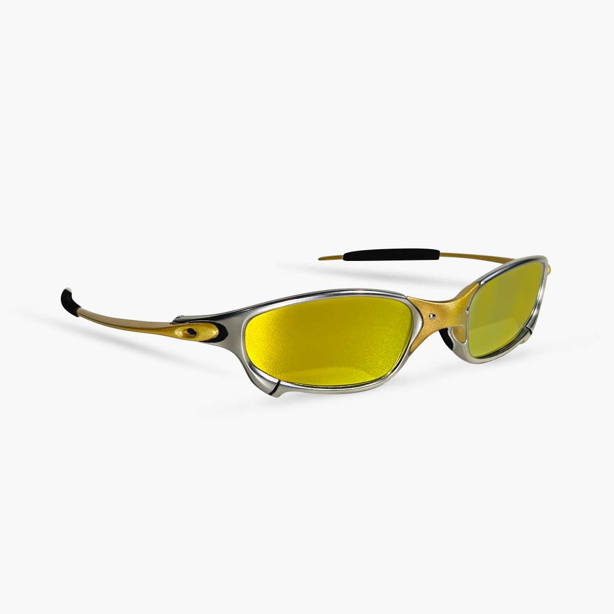 ÓCULOS DE SOL JULIET 24K BORRACHA PRETA - Sevet Company