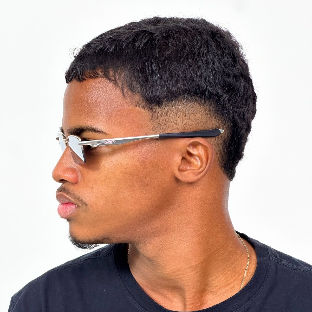 ÓCULOS DE SOL LUPA DO VILÃO PRATA