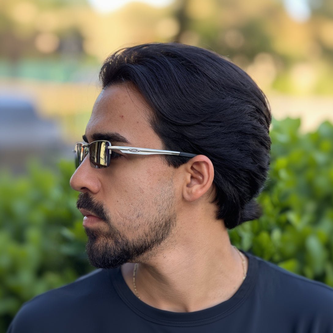 ÓCULOS DE SOL LUPA DO VILÃO PRATA