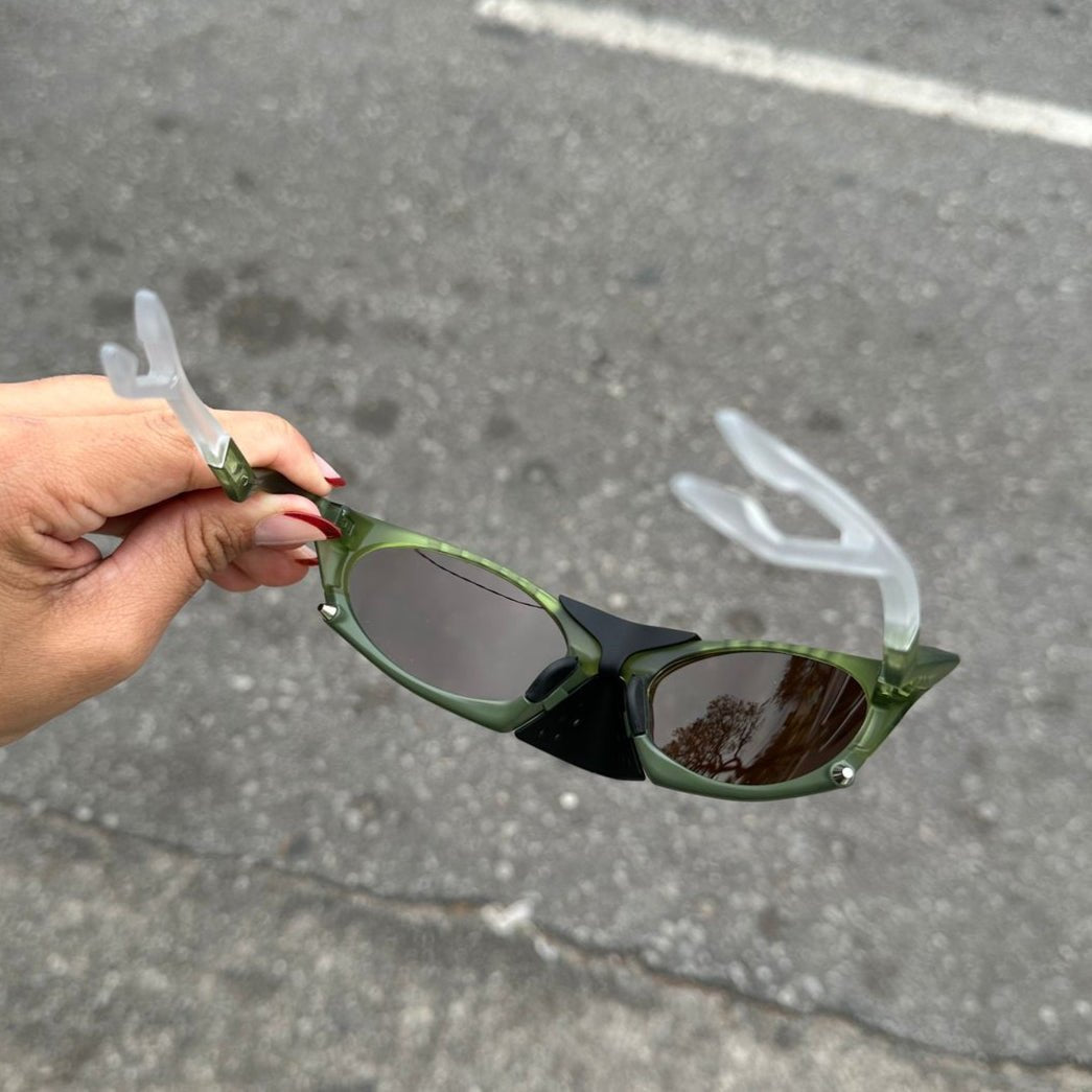 Óculos de Sol Plantaris Matte Transparent Fern - 24H - Sevet Company