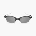 ÓCULOS DE SOL ROMEO 2 X METAL LENTE LIQUID METAL BORRACHA BRANCA - Sevet Company