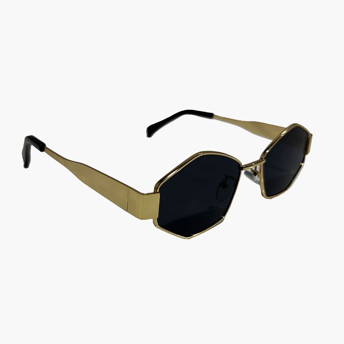 Óculos de Sol Produtos Zoss Gold - visão lateral - Sevet Company