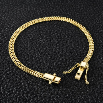 Pulseira Union 4mm (Fecho Duplo) - Sevet Company