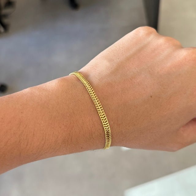 Pulseira Union 4mm (Fecho Duplo) - Sevet Company