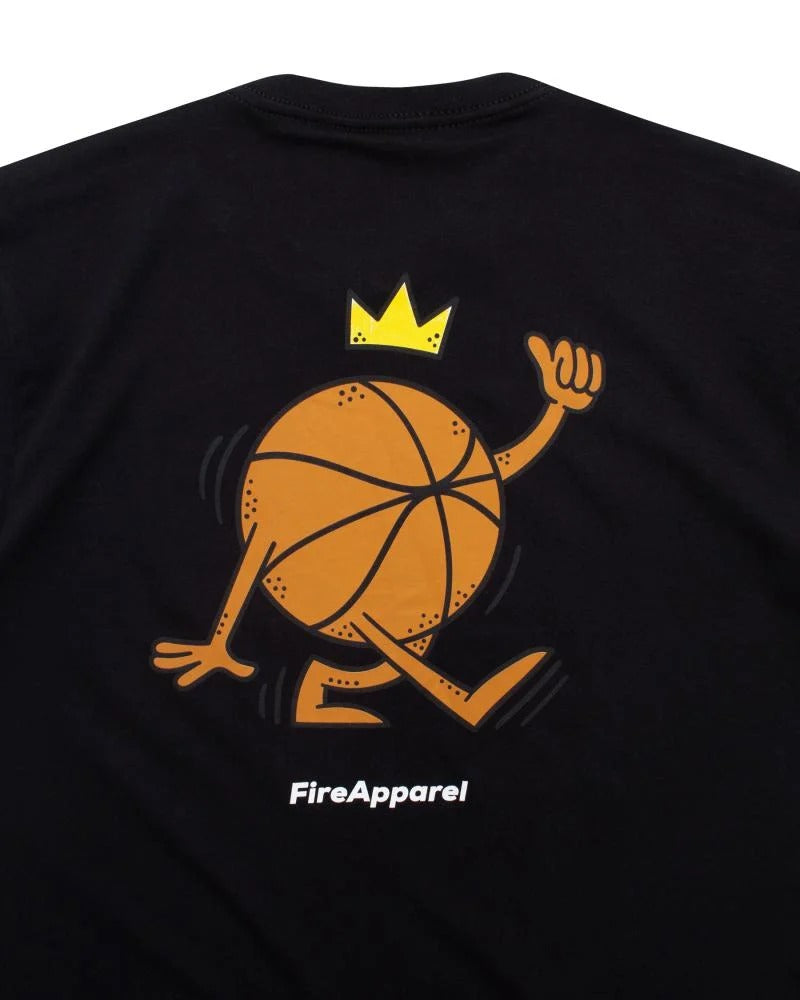 Camiseta Basica Fire Basic Little King Basketball Preto (8126591533272)