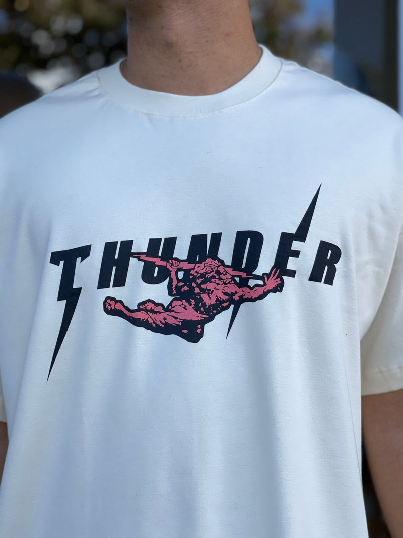 CAMISETA THUNDER GOD OVERSIZED BLADE - OFF WHITE