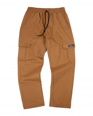 Calça Cargo Sarja Fire Reta Especial Marrom (8008220410072)