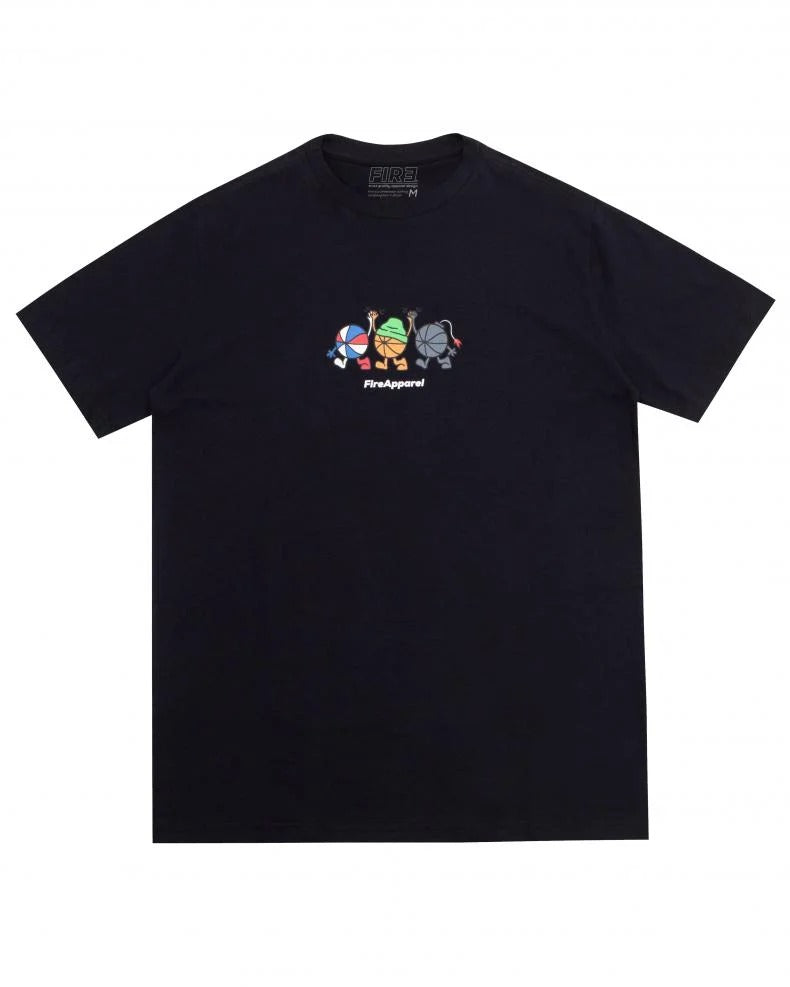 Camiseta Basica Fire Basket Emojis Preto (8122690404568)