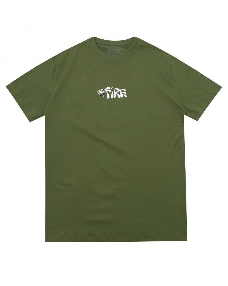 Camiseta Basica Fire Cap Of Spray Paint Verde (8112958177496)