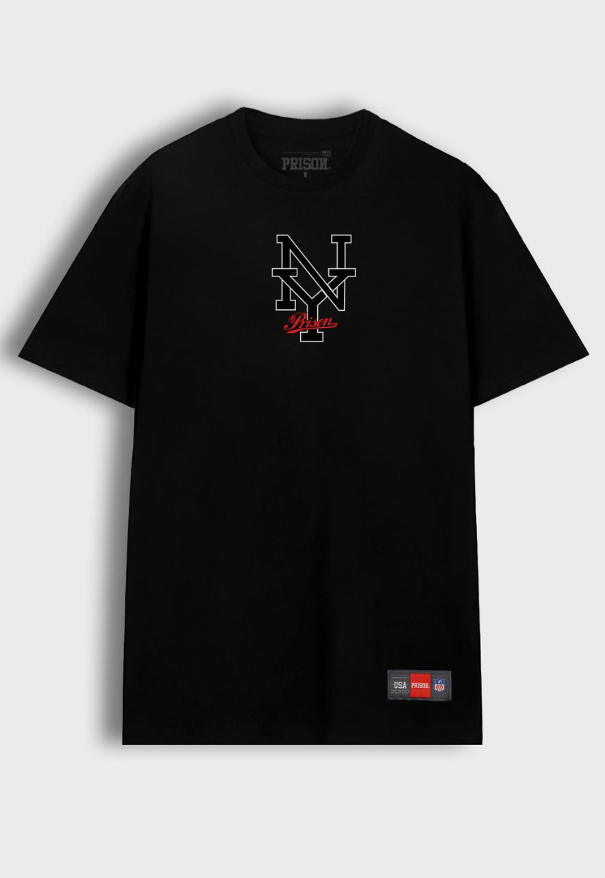 Camiseta Streetwear Prison Black NY Leaked (8182680060120)