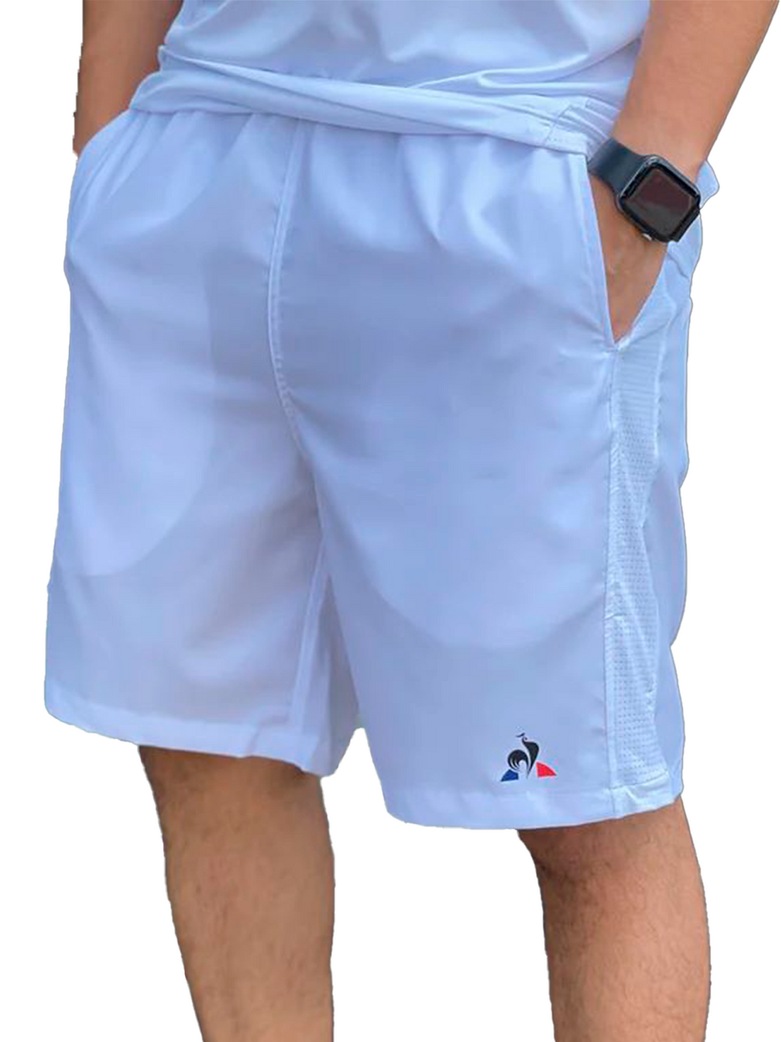 BERMUDA LE COQ DRY FIT SPORT BRANCO (7859192856792)