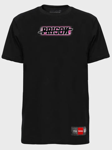 Camiseta Prison Pink Neon Preta (8007225737432)
