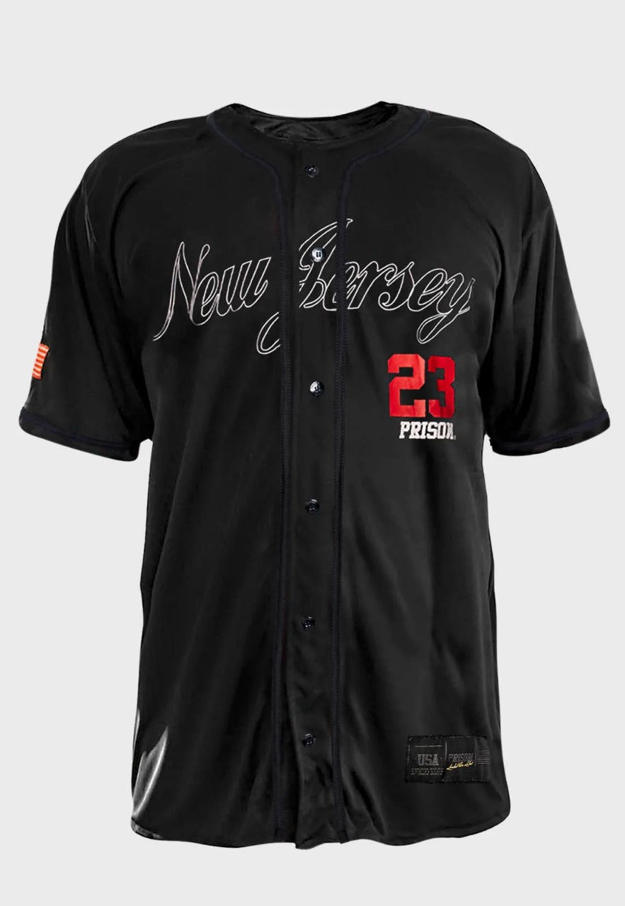 Camisa De Baseball Prison New Jersey 23 (8182679437528)