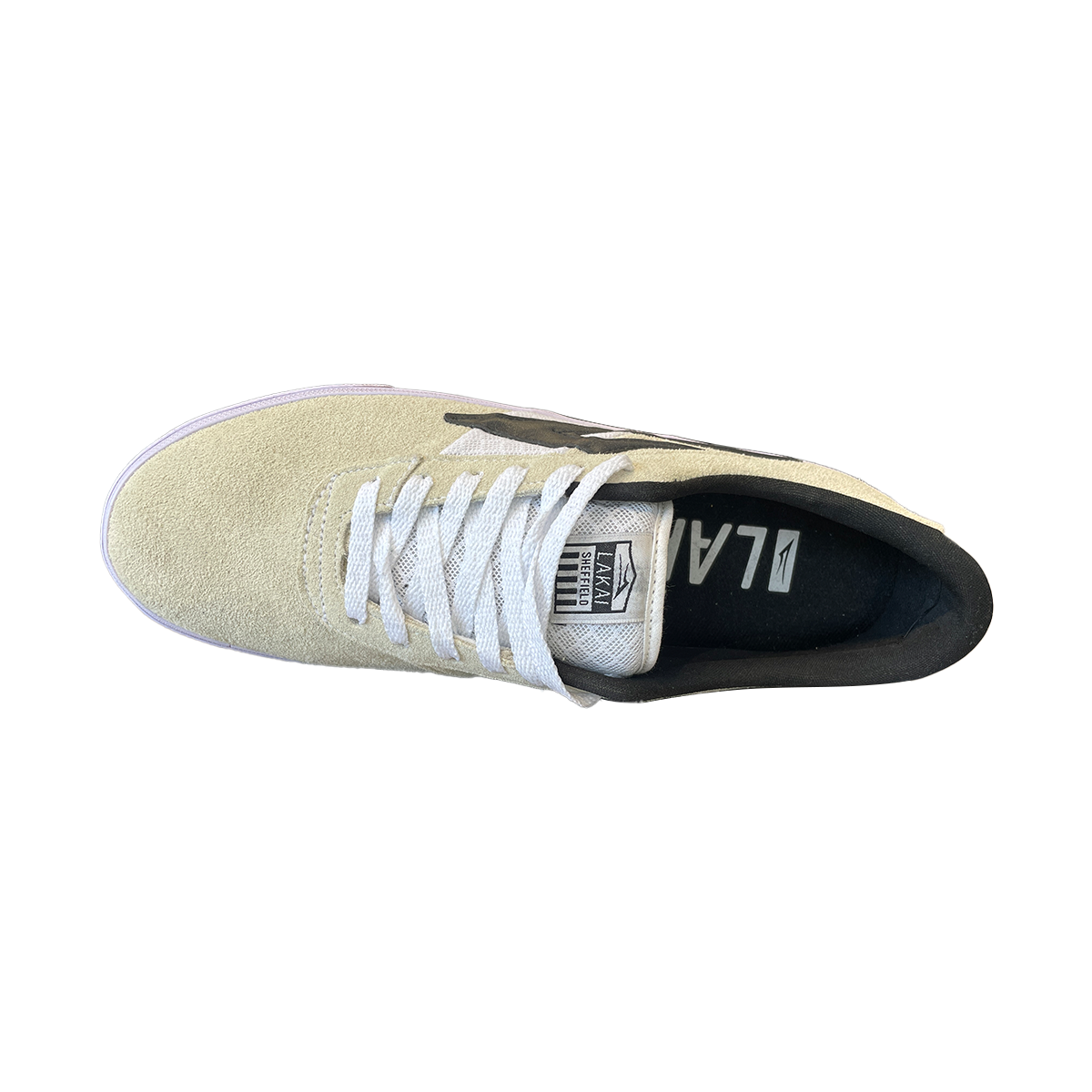 TÊNIS LAKAI SHEFFIELD SD OFF WHITE BLACK (8128981926104)