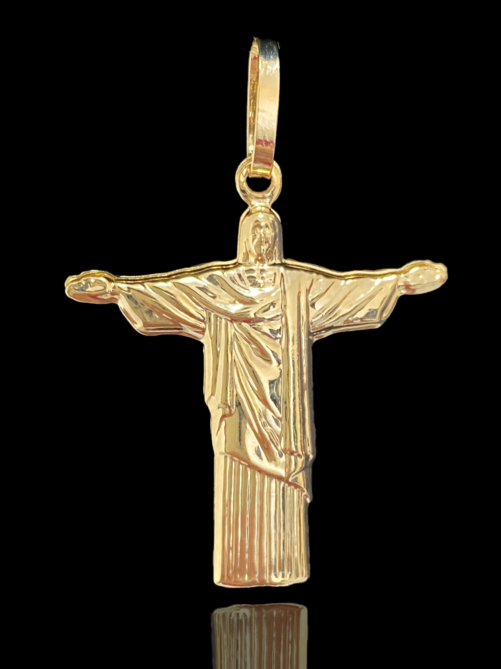 Pingente Banhado a Ouro 18k - Cristo Redentor - 1,7g 3x2,5cm (6553858015412)