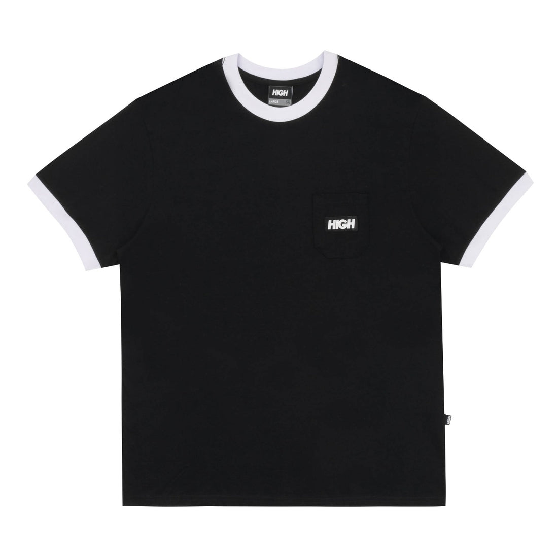 Camiseta High Pocket Tee Black/White (8169758195928)