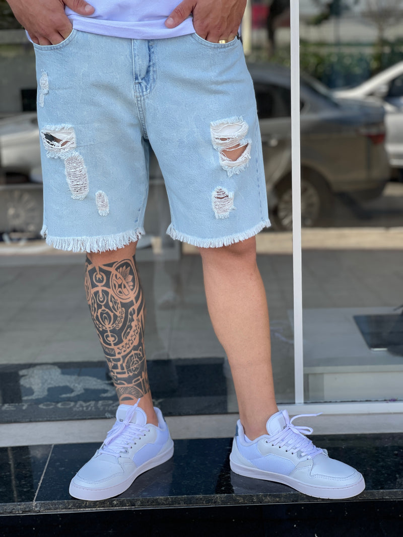 BERMUDA ROCK&SODA JEANS CLARA BARRA RASGADA 40180