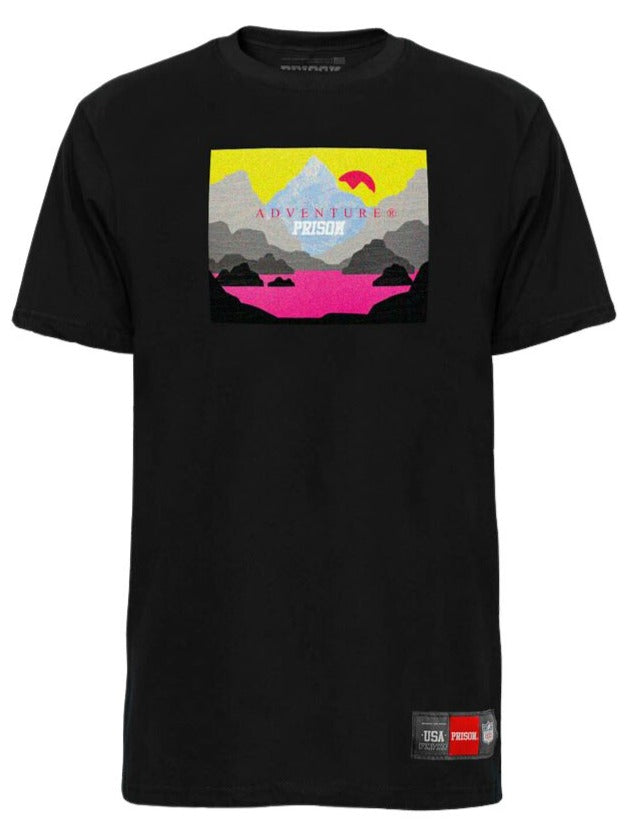 Camiseta Prison Adventure Digital Picture Preta