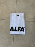 Camiseta Alfa Logo Manga Curta Branco (7655856308440)