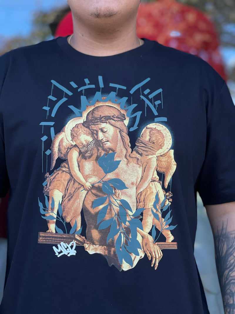CAMISETA MCD REGULAR ANGEL JESUS PRETO