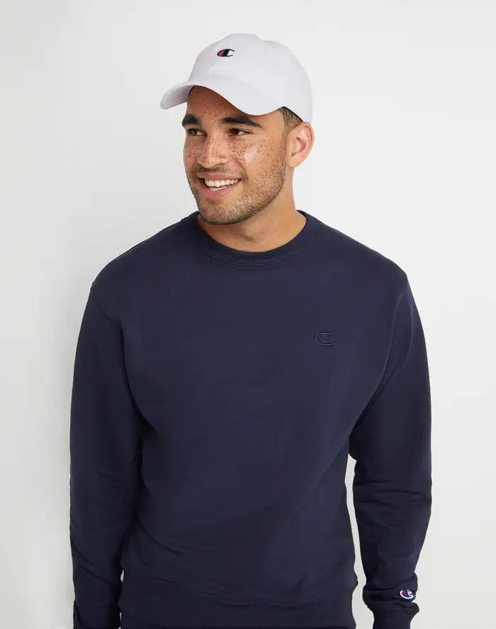 BONÉ CHAMPION GARMENT WASHED RELAXED HAT BRANCO (8007970128088)