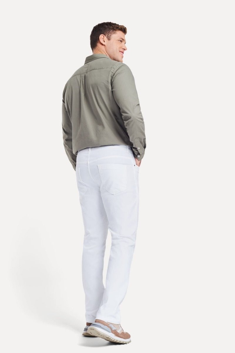 Calça Simples 5 Pockets Agradecer Branco