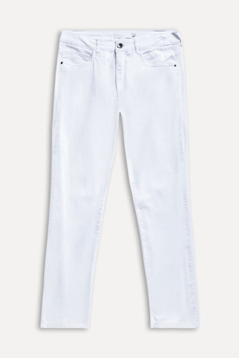 Calça Simples 5 Pockets Agradecer Branco