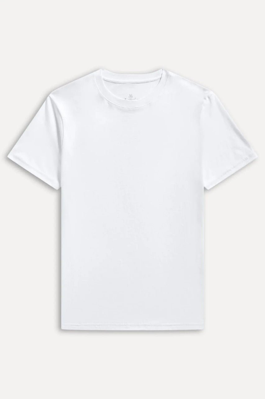Camiseta Simples Mc Algodao Peruano Masculina Branco - Sevet Company