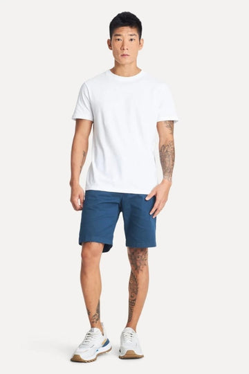 Camiseta Simples Mc Algodao Peruano Masculina Branco