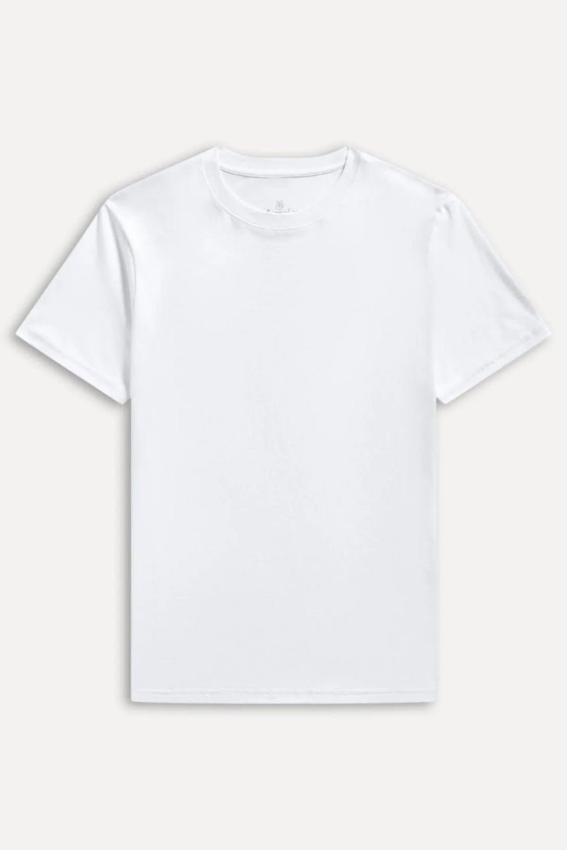 Camiseta Simples Mc Algodao Peruano Masculina Branco