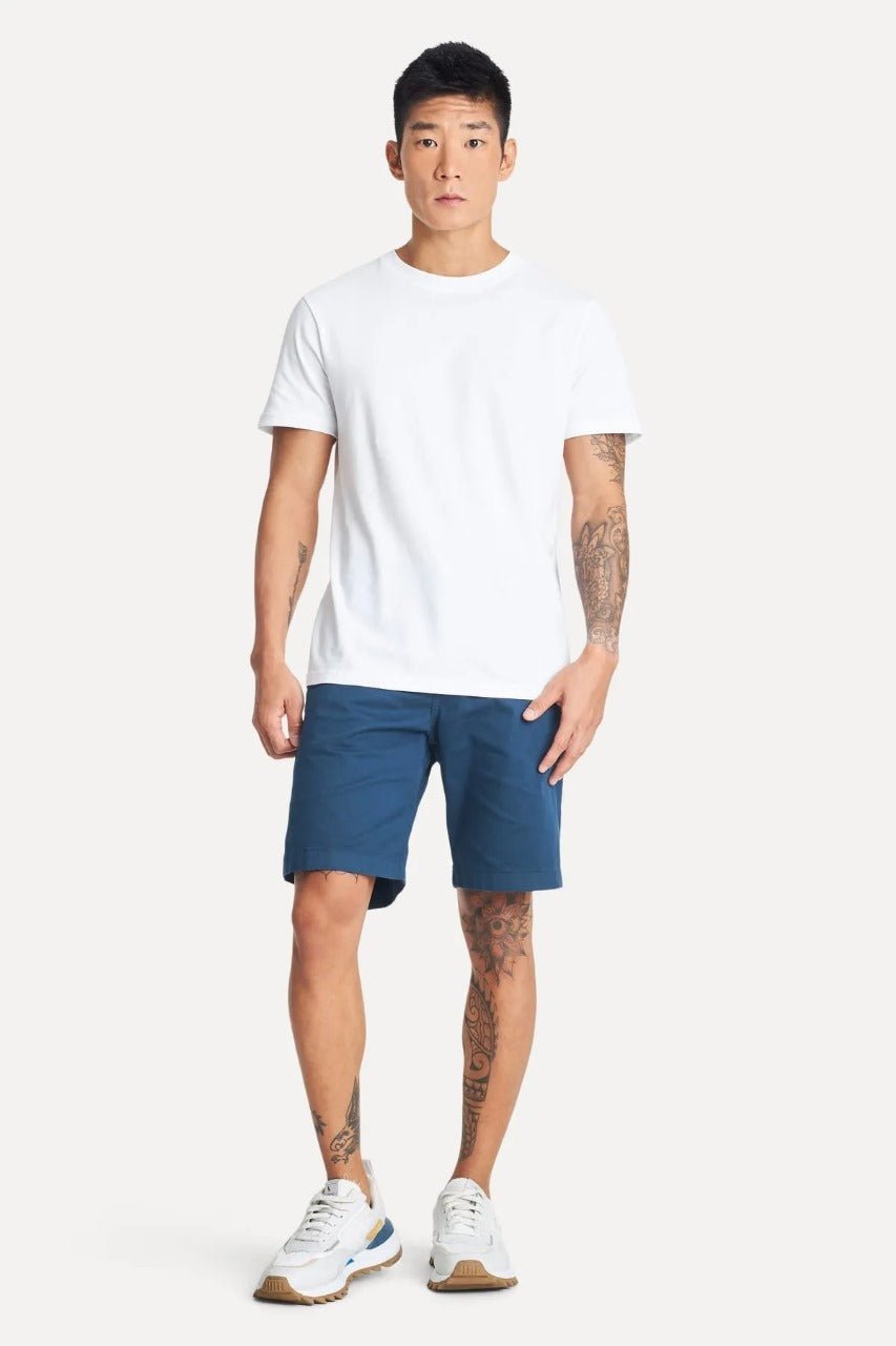 Camiseta Simples Mc Algodao Peruano Masculina Branco - Sevet Company