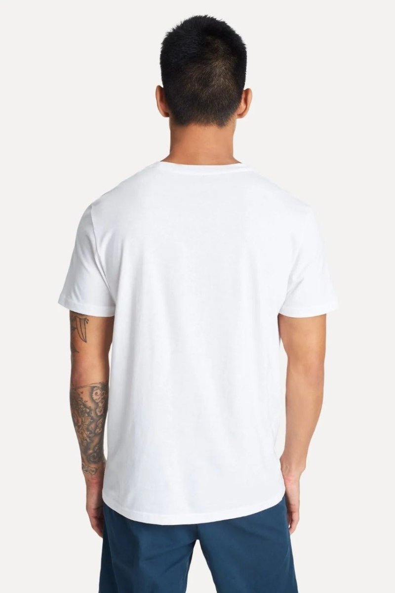 Camiseta Simples Mc Algodao Peruano Masculina Branco